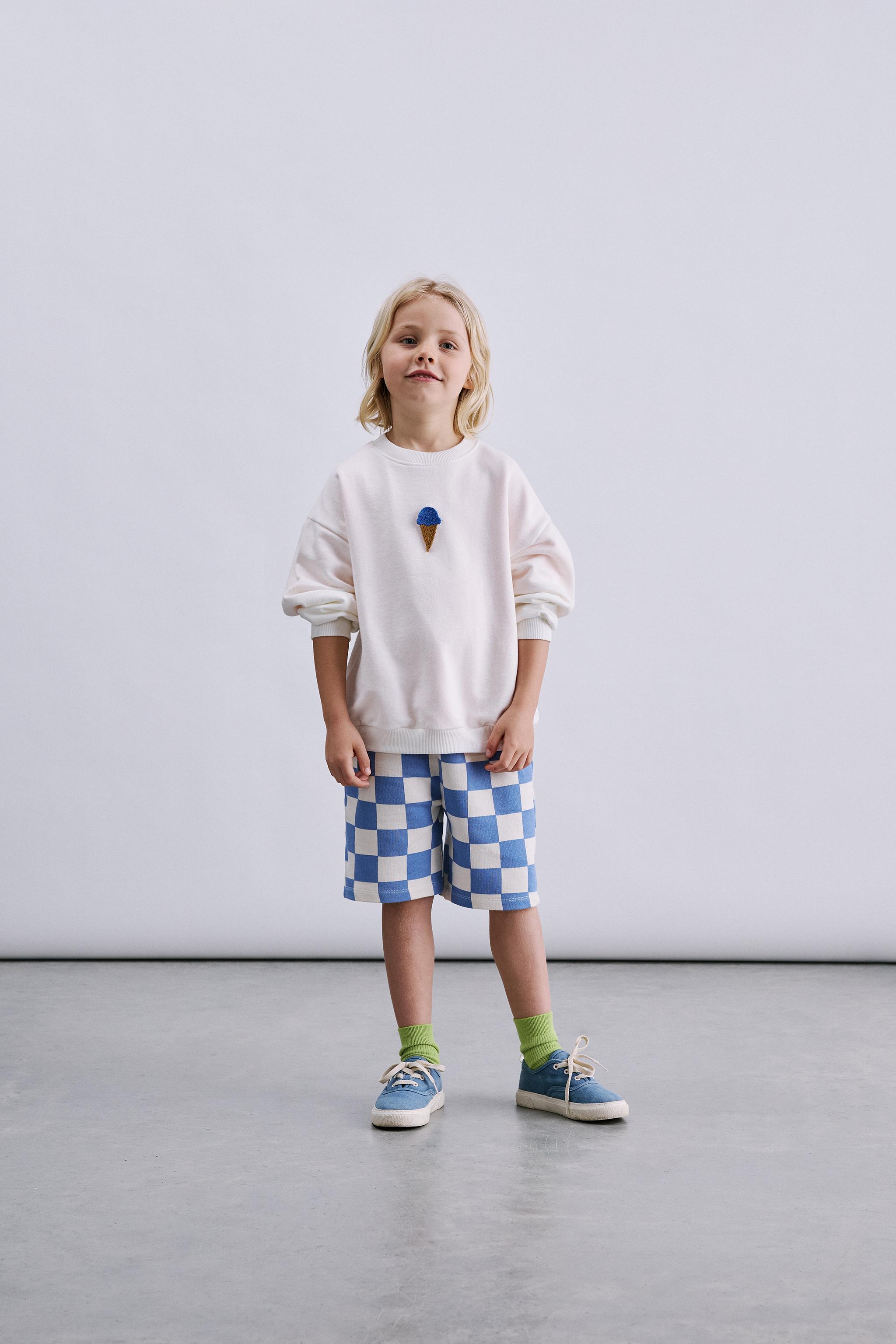 CROCHET ICE CREAM SWEATSHIRT